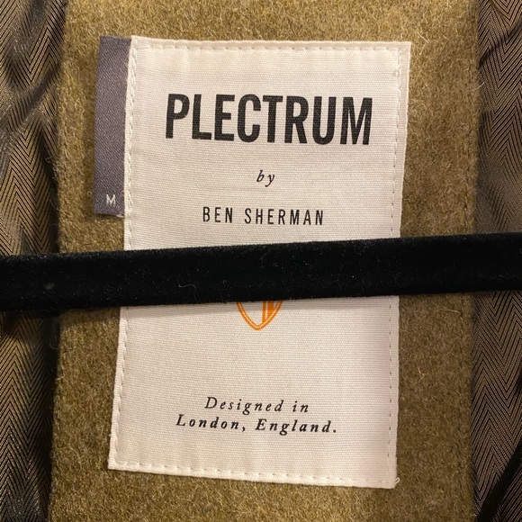 Rolled neck peacoat by Ben Sherman Plectrum series - Picture 4 of 6